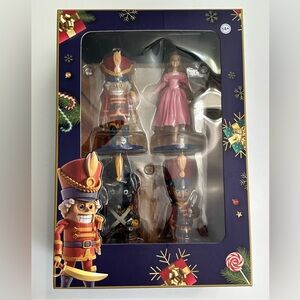 Nutcracker and Ballerina Figurine Set The Immersive Winter Miracle NWT